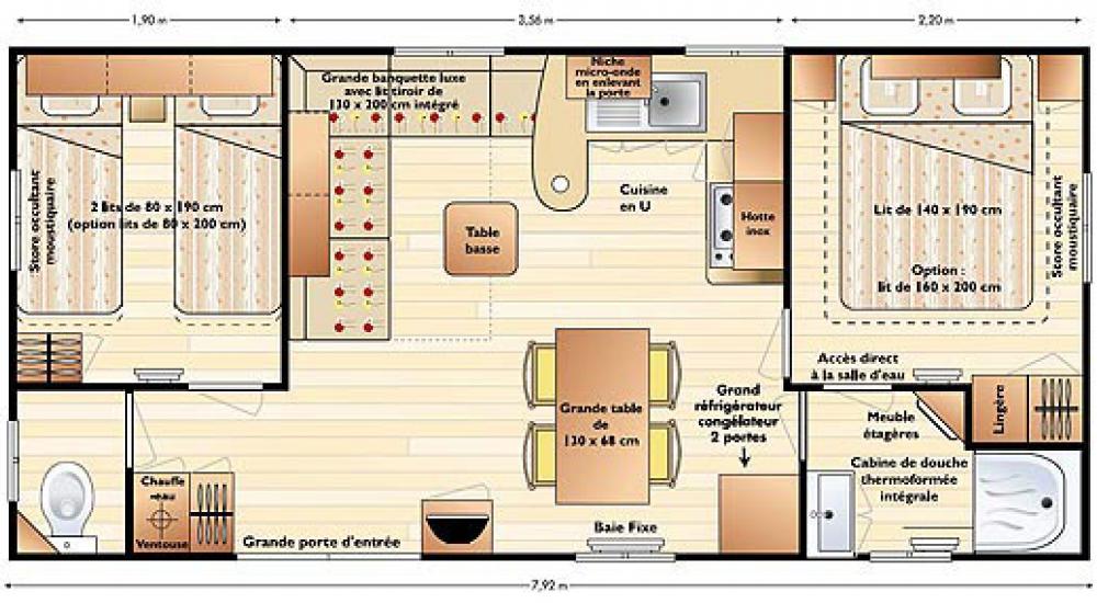 Plan - Mobile home Supertitania