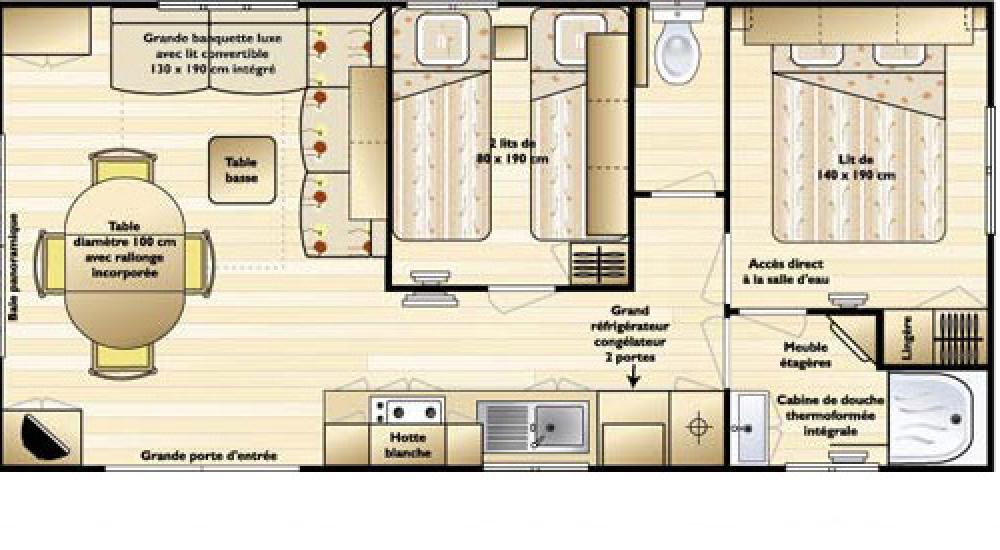 Plan - Panoramic mobile home Supertitania